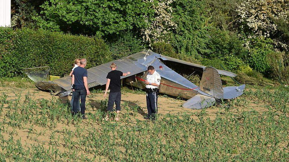 Die Untersuchungen zum Flugzeugabsturz in Wolfsberg laufen