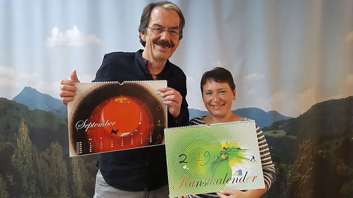 Stolz auf das Werk:  Helmuth Ploschnitznigg und Gabriela Horn