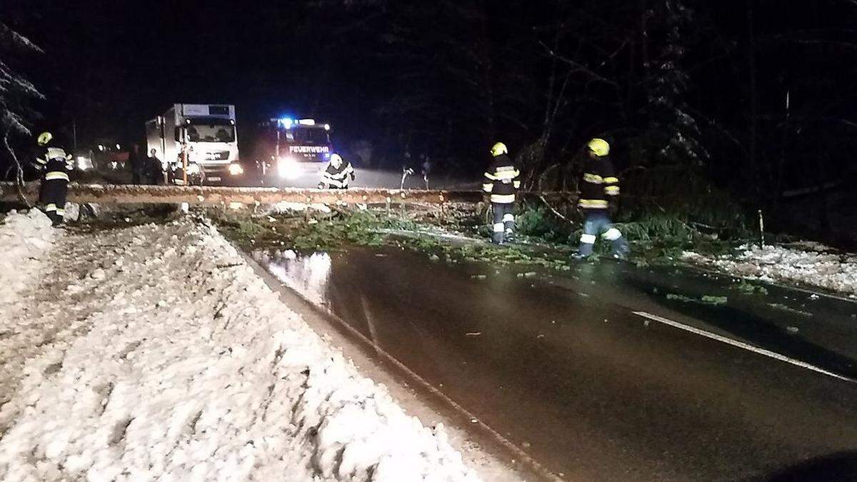 Zu 13 Einsätzen wurde die Feuerwehr Ligist am Montag gerufen