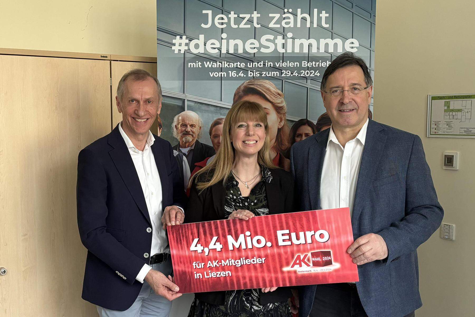 Liezen: AK-Außenstelle erstritt rund 4,4 Millionen Euro