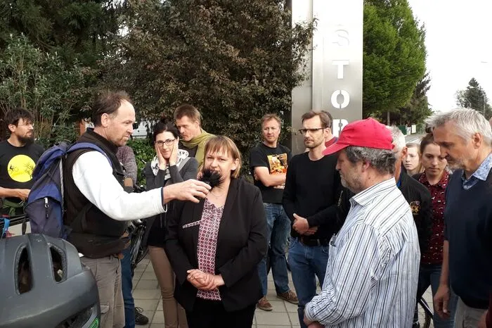 Rund 120 Radfahrer waren diesmal bei der 122. Auflage der Critical Mass Graz unterwegs.
