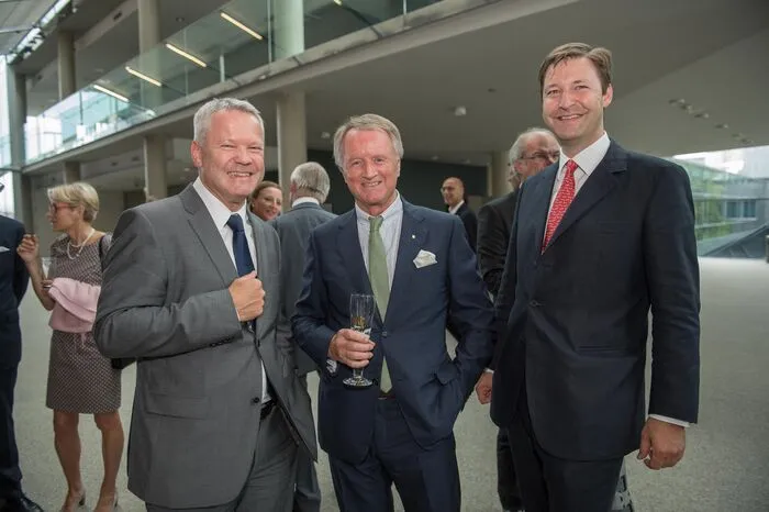 Franz Kainersdorfer (Voestalpine), Jochen Pildner-Steinburg (GAW) und Franz Mayr-Melnhof-Saurau