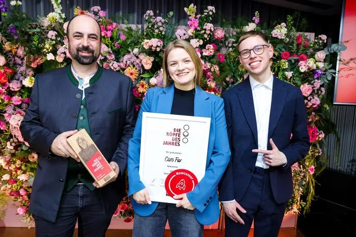 „Newcomer“-Siegerin wurde Musikerin Caro Fux aus dem Mürztal, die mit ihrem Song „Aff im Kopf“ die Charts stürmte.