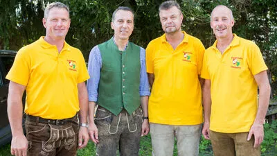 Norbert Duregger, Christian Kern, Alois Neumair und Norbert Amraser