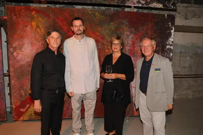 Andreas Stern organisierte die Ausstellung mit Rosemarie und Karl Puchleitner. Gemeinsam mit Bürgermeister Josef Ober wurde sie kürzlich eröffnet