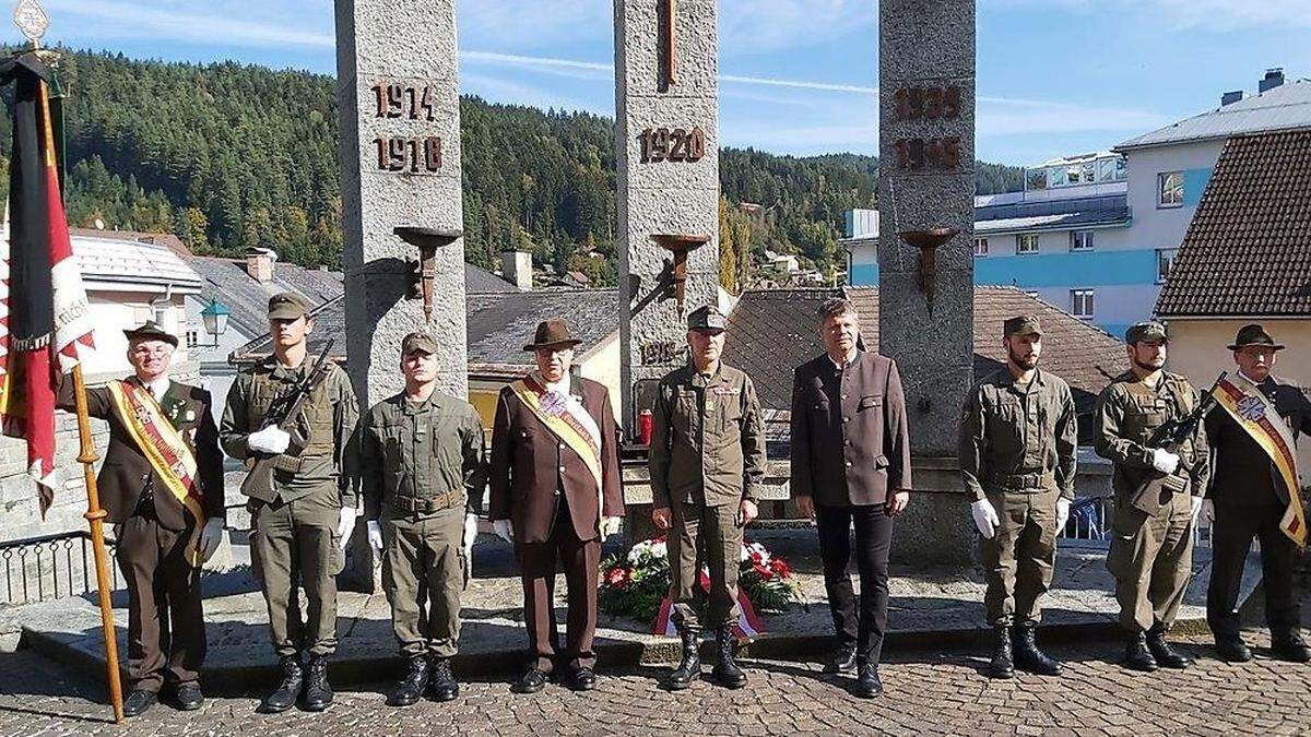 Spittaler Hochgebirgssoldaten gedachten den Gefallenen des Kärntner Abwehrkampfes