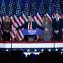 Syndication: Palm Beach Daily News Surrounded by family members and supporters, Donald Trump makes his acceptance speech at his Election Night Watch Party at the Palm Beach County Convention Center after being elected the 47th President of the United States November 5, 2024. W. Palm Beach , EDITORIAL USE ONLY PUBLICATIONxINxGERxSUIxAUTxONLY Copyright: xDAMONxHIGGINS/THExPALMxBEACHxPOSTx USATSI_24690181