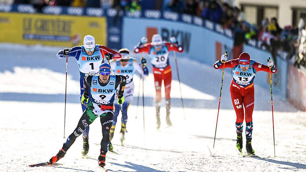 Federico Pellegrino in Davos