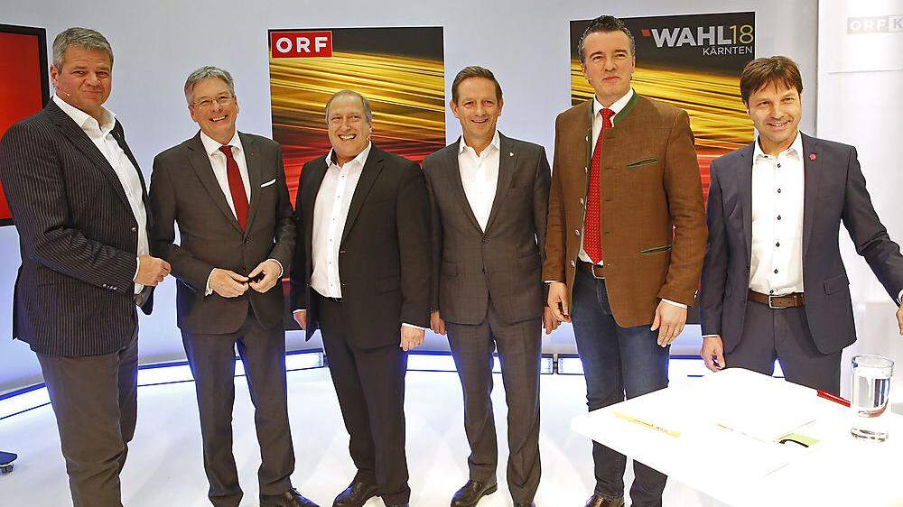 ORF-Diskussion der Spitzenkandidaten 