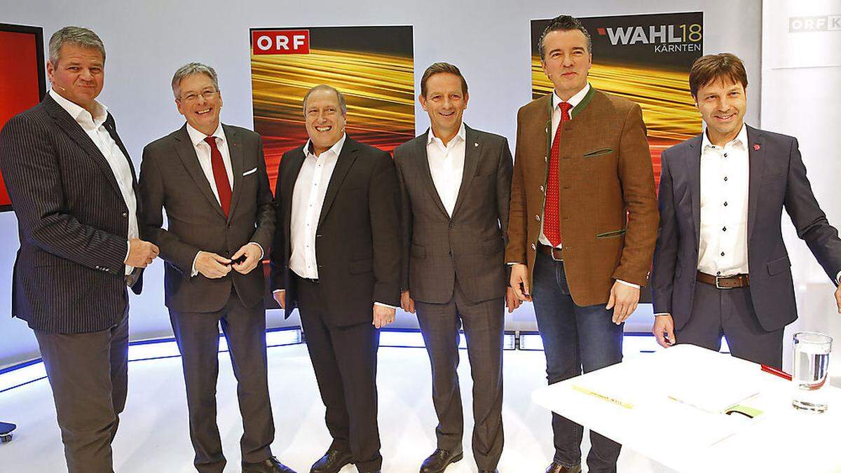 ORF-Diskussion der Spitzenkandidaten 