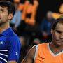 Keine Vorbilder in Corona-Zeiten: Djokovic (links) und Nadal