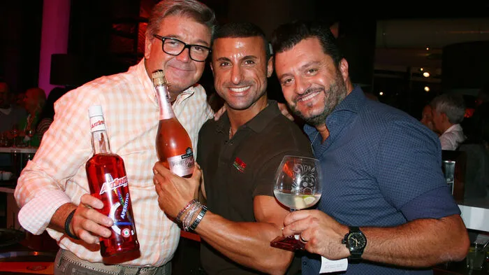Hausherr Angelo Urban und sein Team rund um Mario Troiano, Marco Sutera und Küchenchef Andreas Frühwirth (nicht im Bild) luden am Donnerstag zur doppelten Geburtstagsfeier ins San Pietro