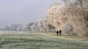 Frostige Landschaft | Winter in Kärnten und Osttirol bisher frostig, aber schneearm