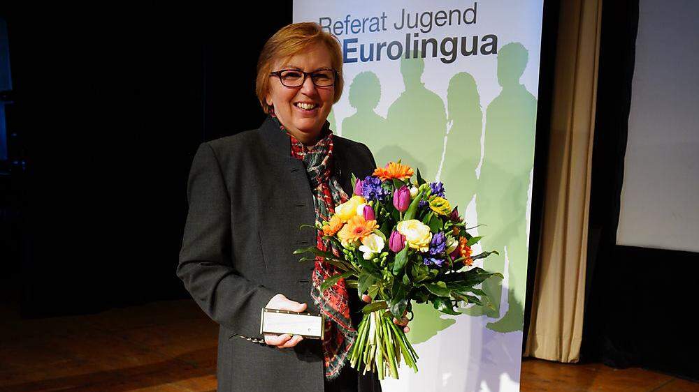 Christa Zobernig, Organisatorin von Eurolingua und der Redewettbewerbe.