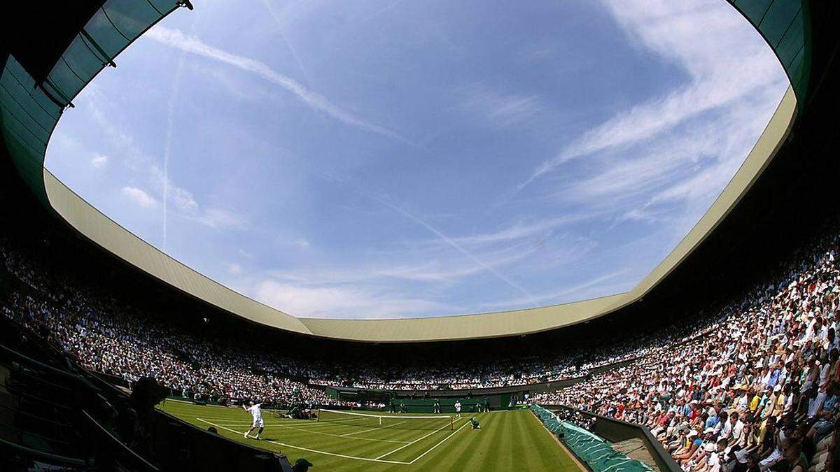 Ein Bild aus besseren Tagen in Wimbledon