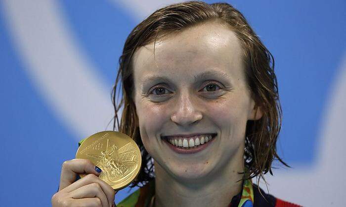 Katie Ledecky mit ihrer zweiten Goldenen