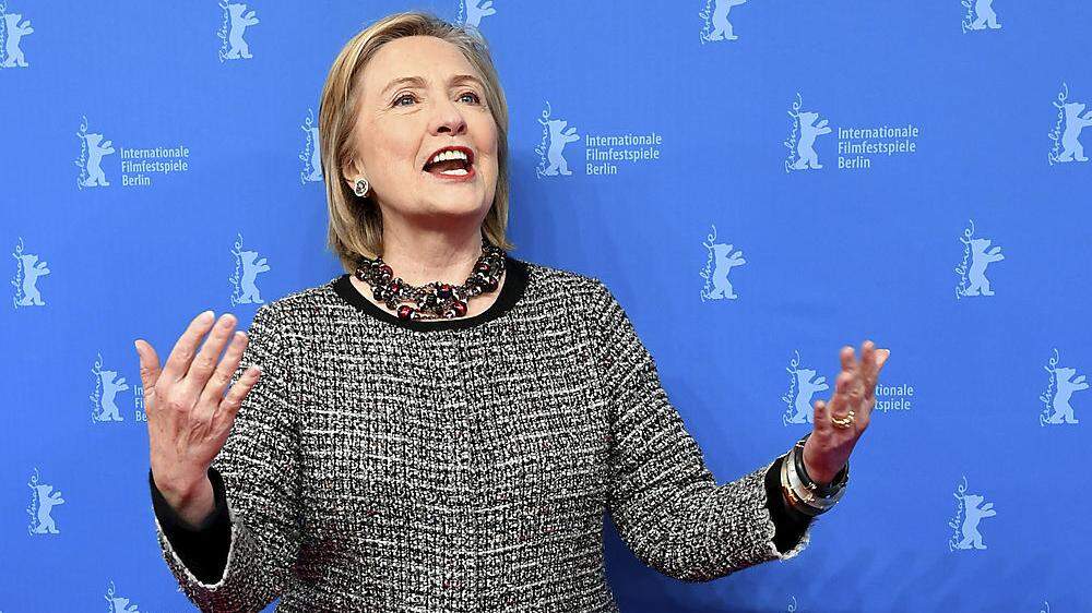 Gut gelaunter Auftritt auf dem roten Teppich: Ex-US-Außenministerin Hillary Clinton