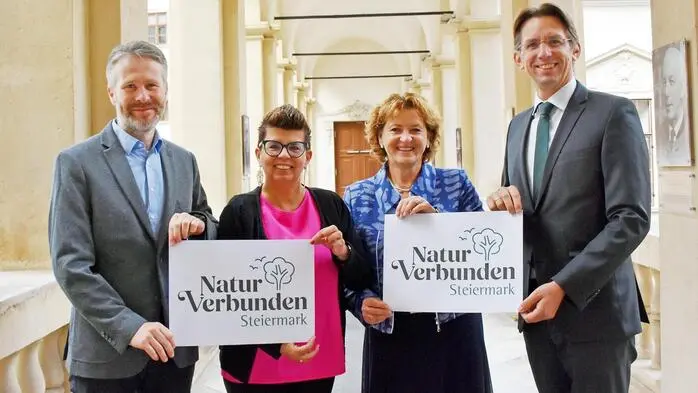 Freuen sich über die Modellregion: Lasse Kraack, Bernadette Kerschler, Ursula Lackner und Joachim Schnabel