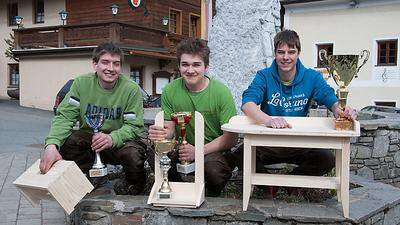 Die Sieger: Dominik Stabentheiner, Mathias Guggenberger, Christian Viertler