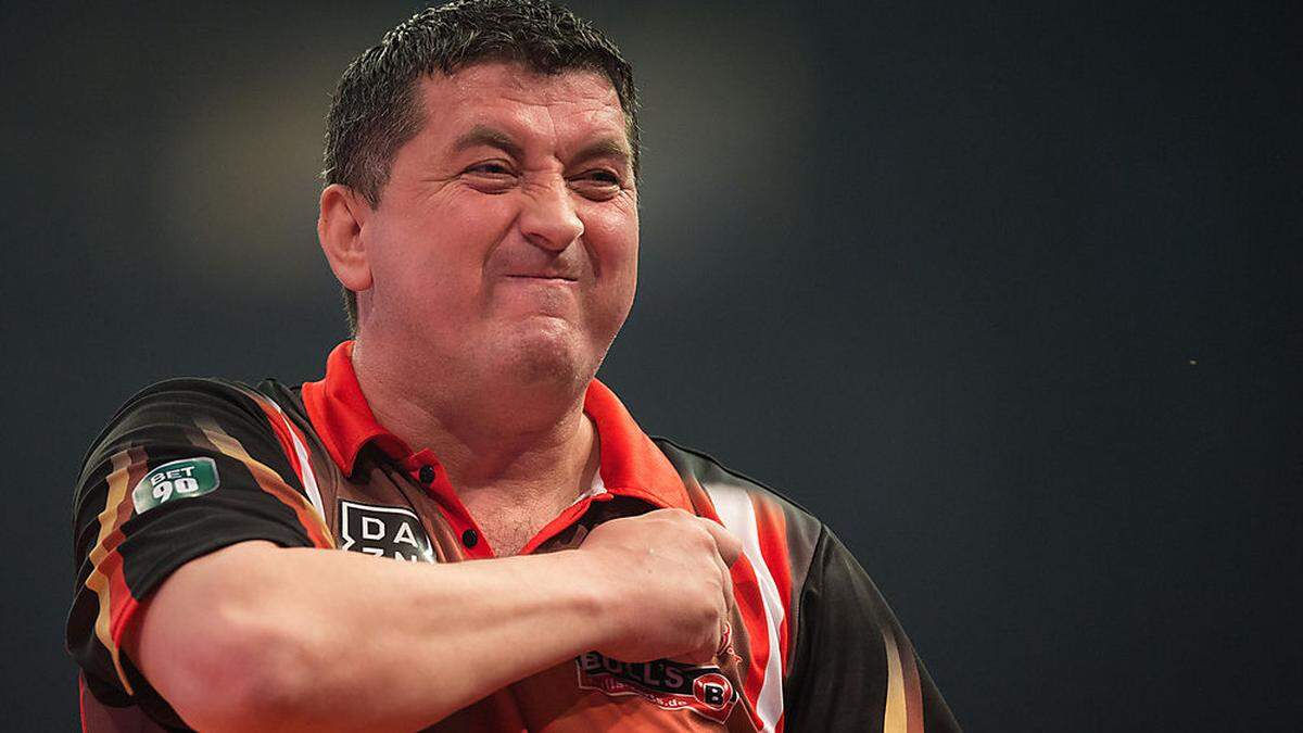 Mensur Suljovic ist Österreichs Dart-Aushängeschild.