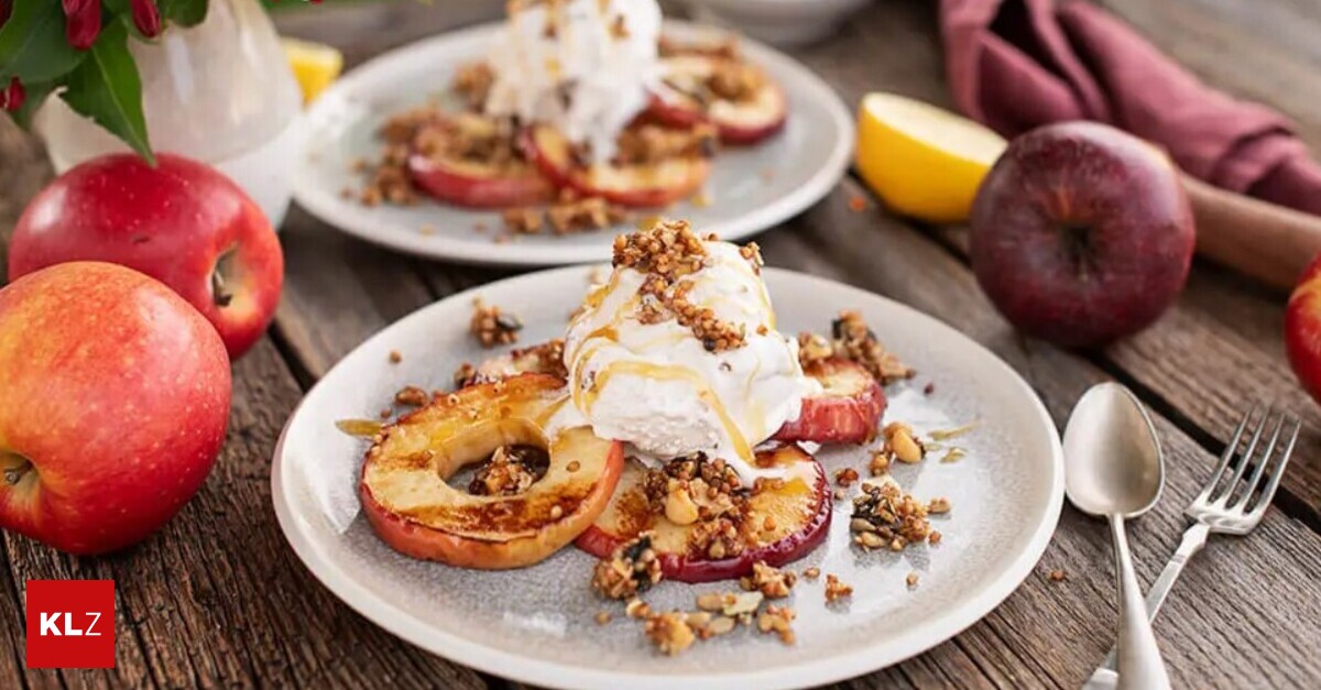 Rezept: Apfel-Dessert vom Grill Rezept: Apfel-Dessert vom Grill