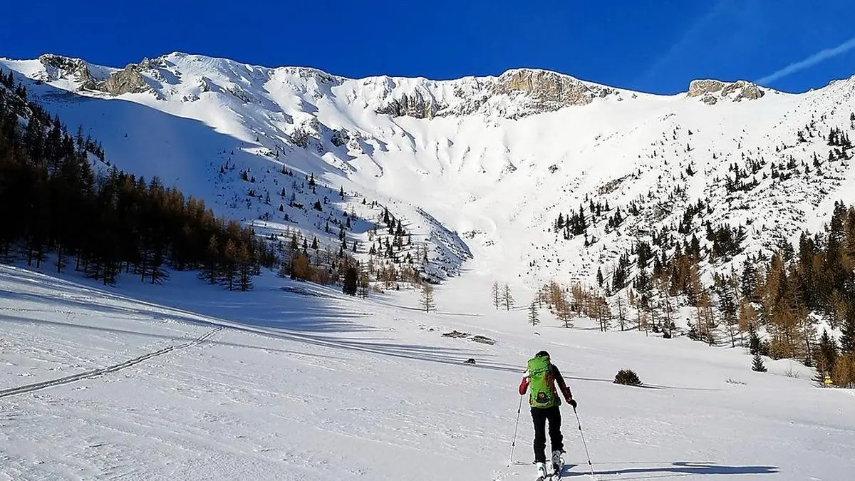 Der Naturpark Mürzer Oberland ist ein beliebtes Ausflugsziel bei Tourengehern