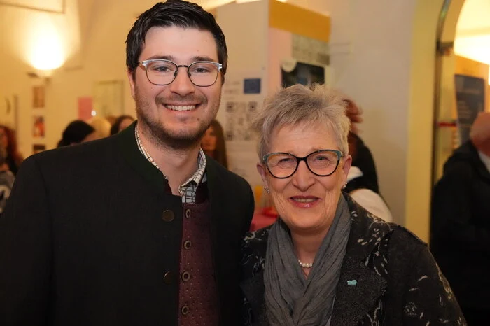 Stadtrat Kukas Gradnitzer mit Gmeinderätin Barbara Samobor