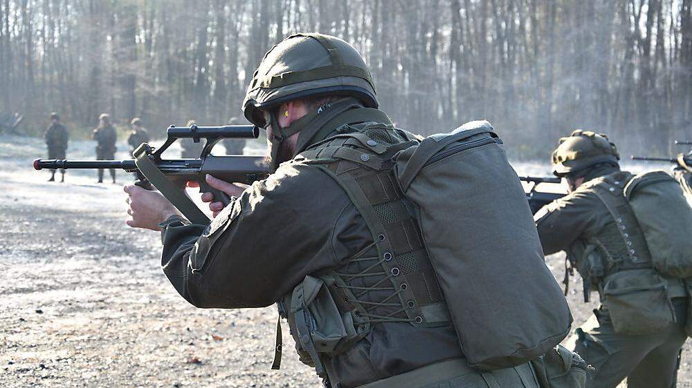 Milizsoldaten trainierten in Straß für ihre künftigen Aufgaben in der Jägerkompanie Deutschlandsberg