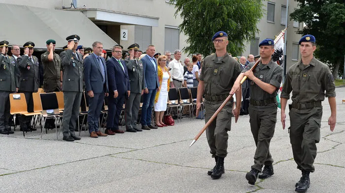 In der Hackher-Kaserne in Gratkorn fand am Montag eine besondere Kommandoübergabe statt.