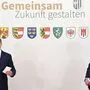 Oberösterreichs Landeshauptmann Thomas Stelzer und der einstige Kanzler Sebastian Kurz (beide ÖVP)