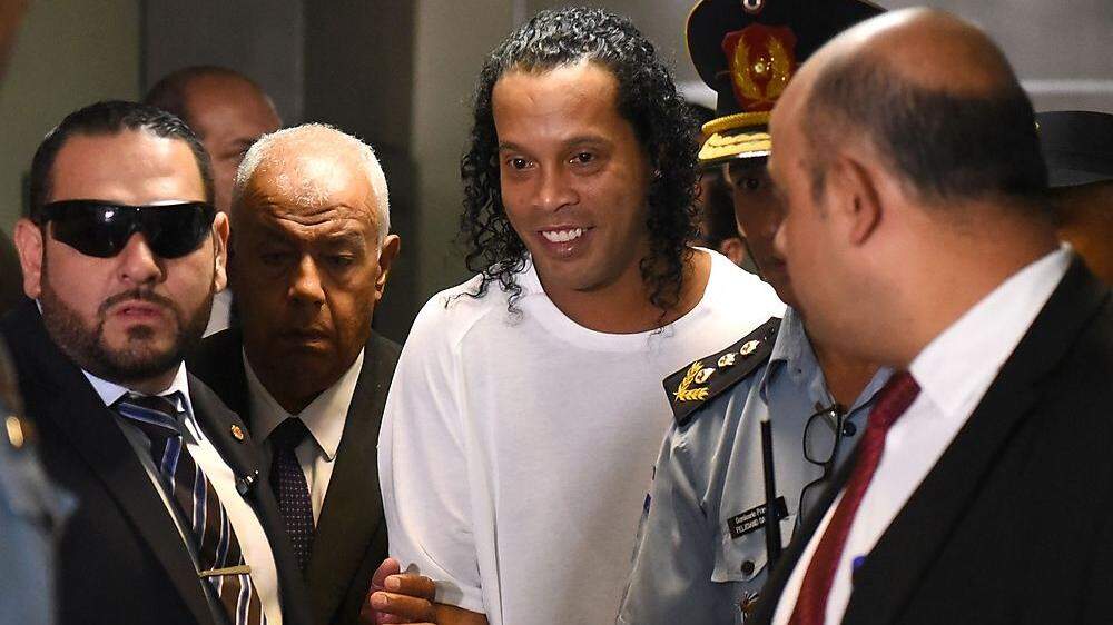 Ex-Fußballstar Ronaldinho in Paraguay in U-Haft