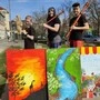 Ausgezeichnete Flötenspieler: Alexander Umundum, Emma Heitzer und Mario Fehberger