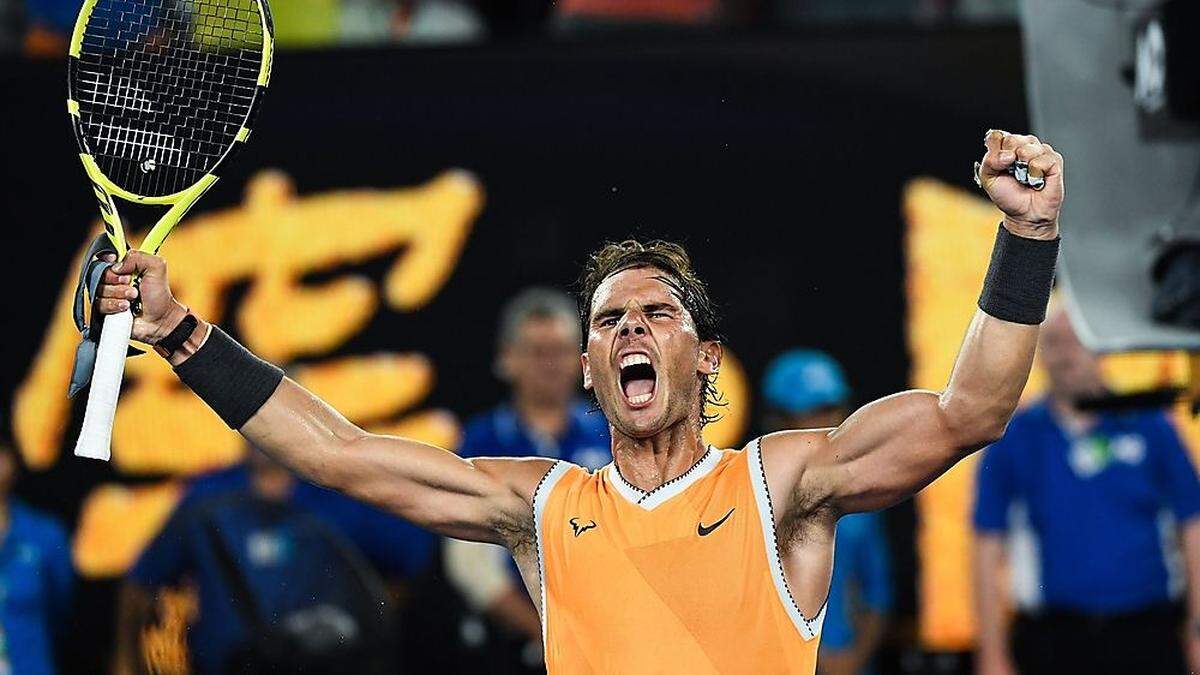 Rafael Nadal war bärenstark