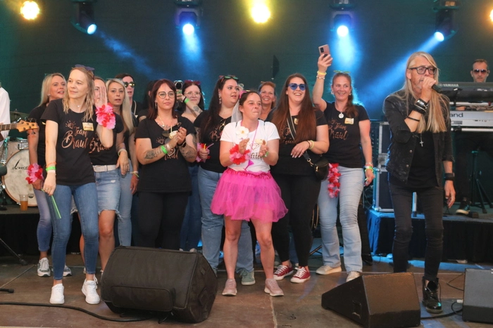 Daniela eroberte mit ihrer Polterrunde die Bühne.