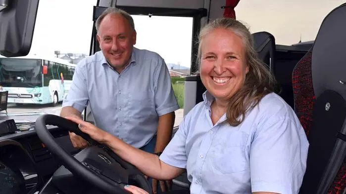 Quereinsteigerin Barbara Kothmiller-Uhl mit ihrem Chef Thomas Hofstätter 