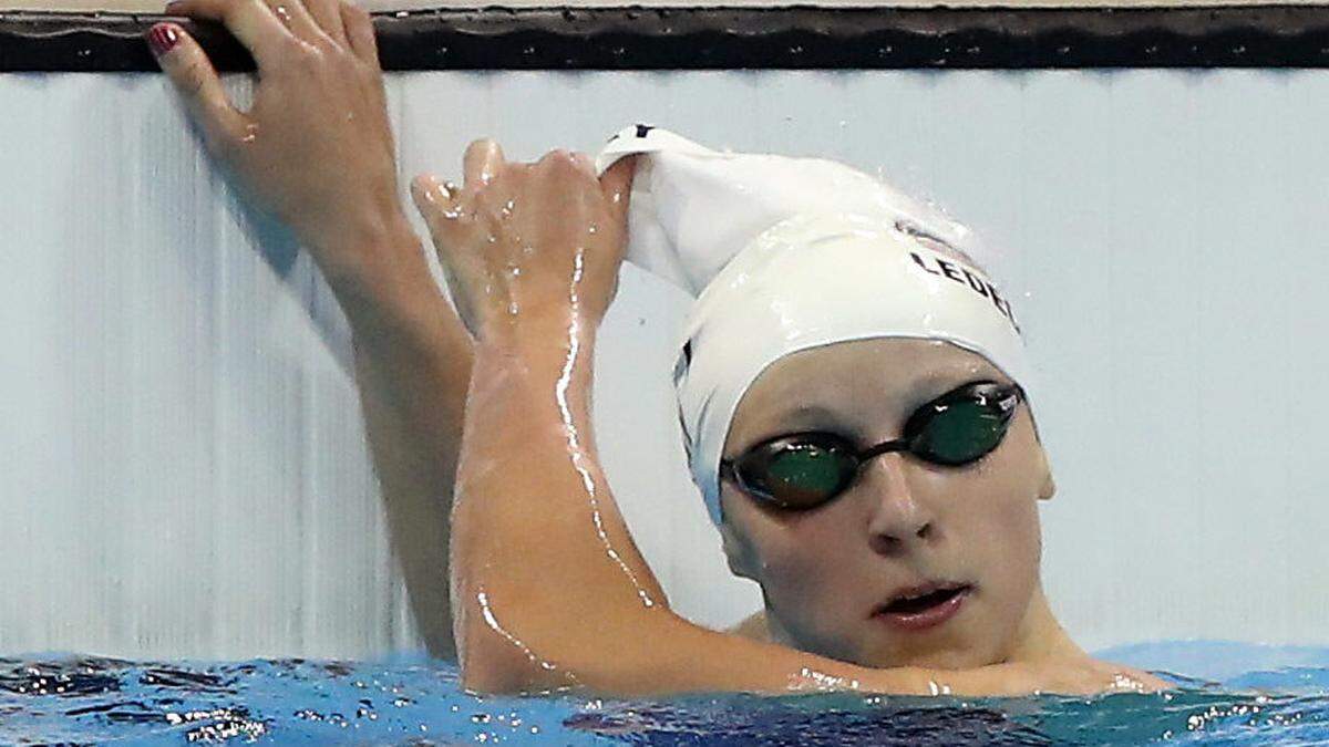 Katie Ledecky zaubert unter ihrer Badehaube eine zweite hervor