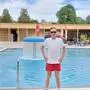 Bademeister Lukas Bonstingl vom Freibad Stainz berichtet über viele große und kleine Wasserratten zu Saisonbeginn