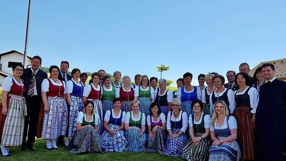 Die Gruppe beim Fest zum runden Jubiläum