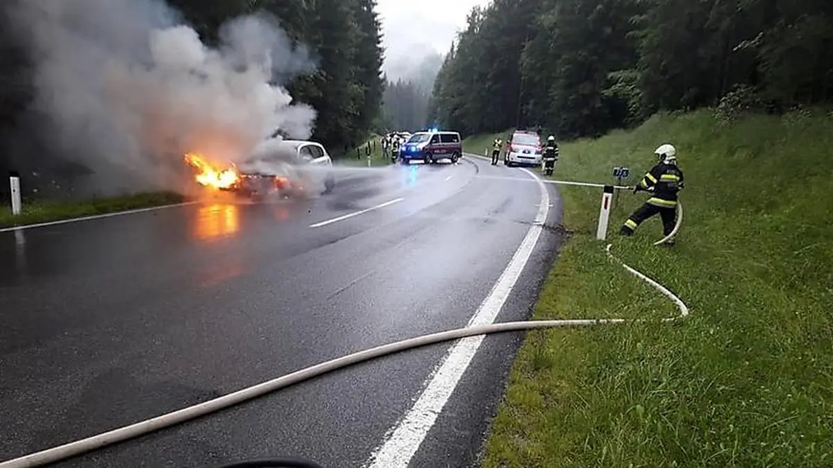 Einsatz auf der B145