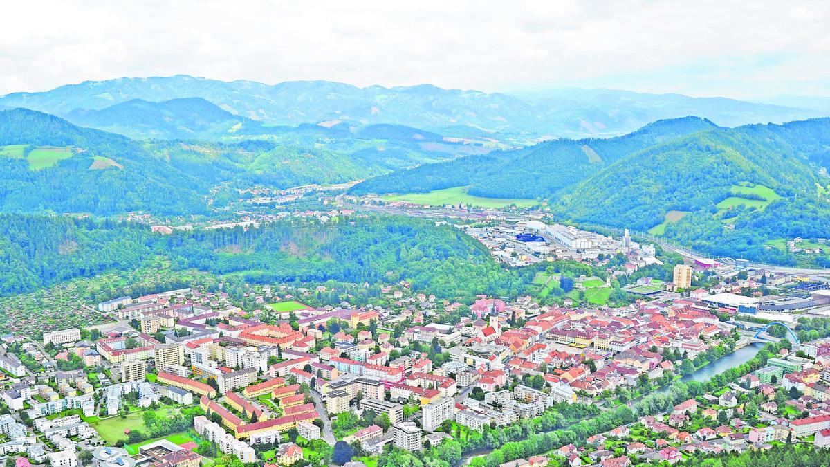 Die Stadt Bruck an der Mur