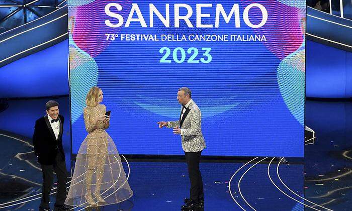 Chiara Ferragni moderierte beim Musikfestival in Sanremo und ließ einiges durchblicken  