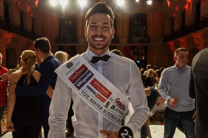 Der strahlende Vize-Mister Austria: Haris Samardzic aus Graz