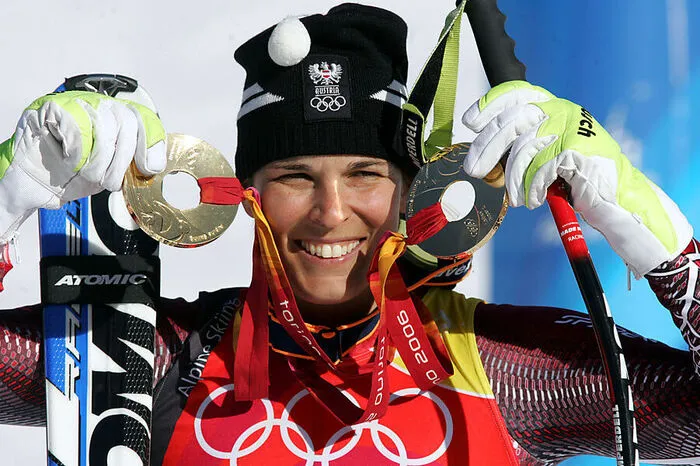 Sportart: Ski Alpin Gold: Abfahrt und Super-G (beide 2006, Turin) Silber: Super-G (1998, Nagano) Bronze: -