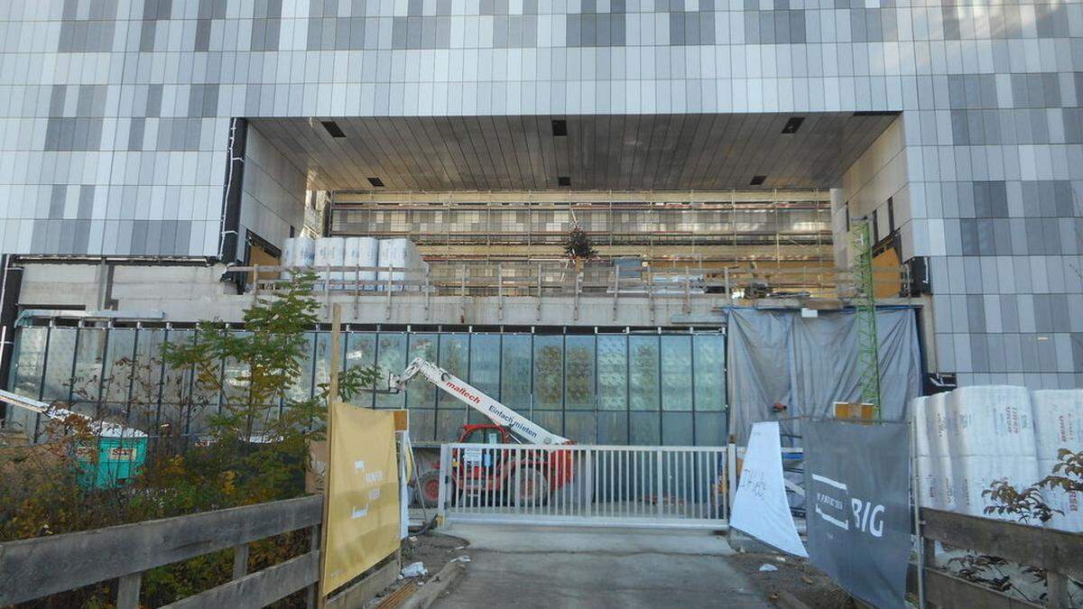 Schwerer Unfall auf der Baustelle des Medizin-Campus Graz