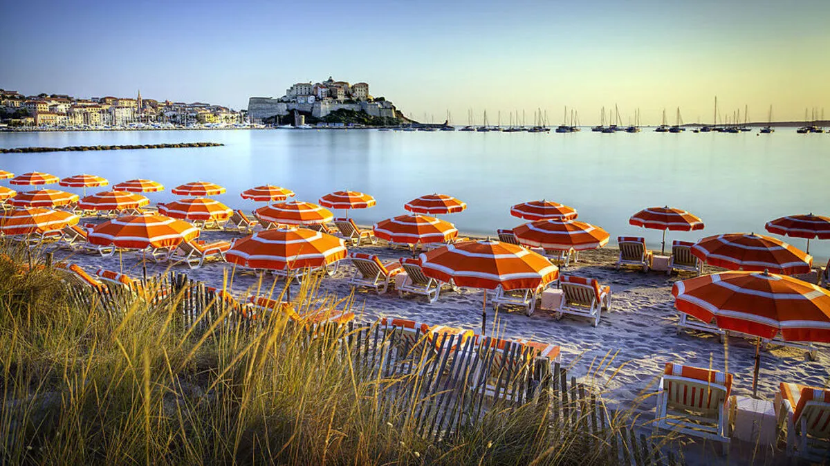 Blick auf die Zitadelle von Calvi