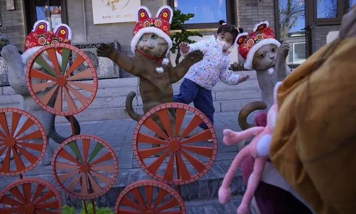 Das Jahr des Tigers - mitunter als Katze kostümiert 