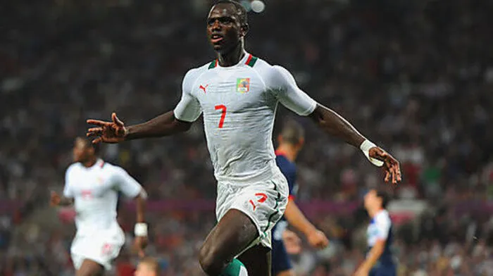 Pape Moussa Konate in Jubelpose