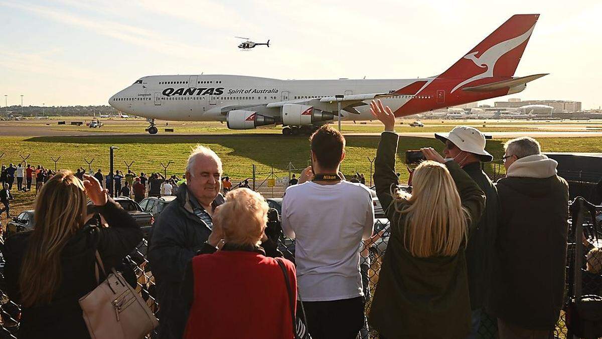 Ende Juli hob die letzte Qantas-747 ab