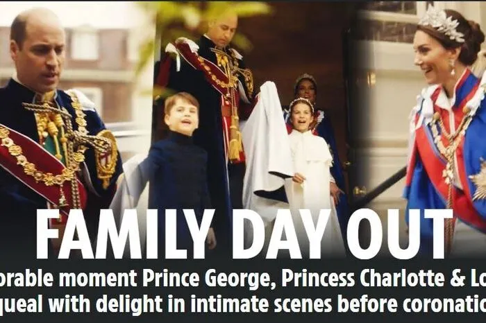 Währenddessen stellt "The Sun" in ihrer heutigen Online-Ausgabe den Familientag von William und Kate samt ihren Kindern George, Charlotte und Louis in den Vordergrund.