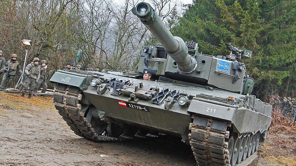 In die Jahre gekommen: Der Kampfpanzer Leopard des Bundesheeres